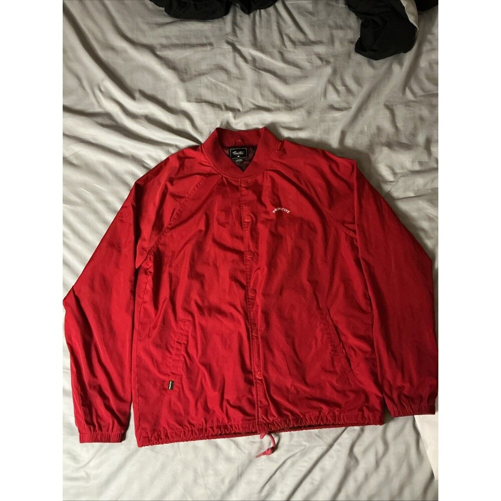 Primitive Jacket Men L Red Windbreaker